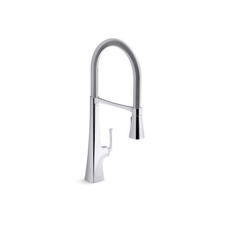 KOHLER 0 in Mount, 1 Hole Kitchen Faucet 22060-CP